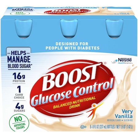 Boost Boost Vanilla RTD Glucose Control Nutritional Beverage 8 fl. oz., PK24 00041679157800